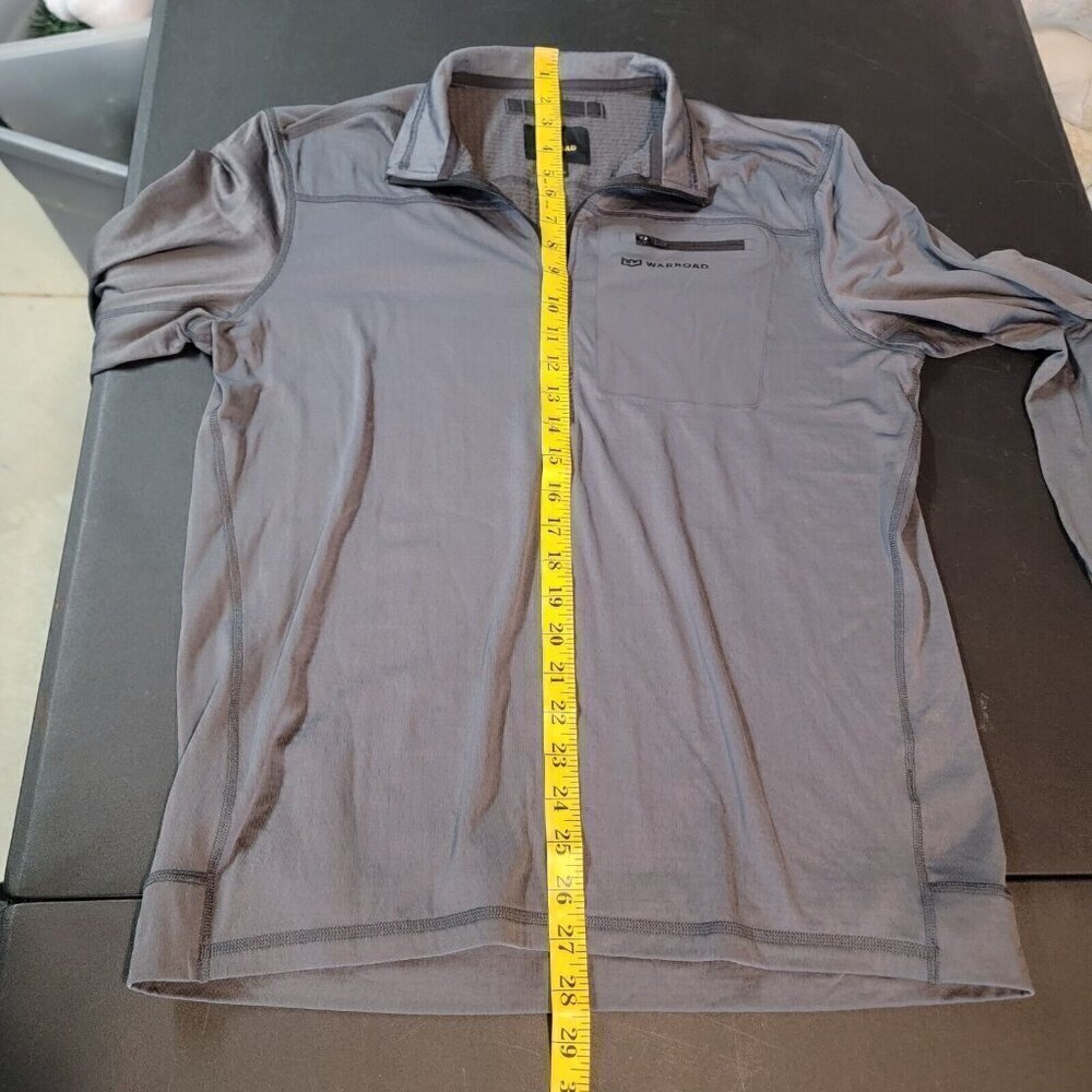 WARROAD Rink Side Mens 1/4 Zip Long Sleeve Shirt Hockey Breathable Size Small - Picture 8 of 8
